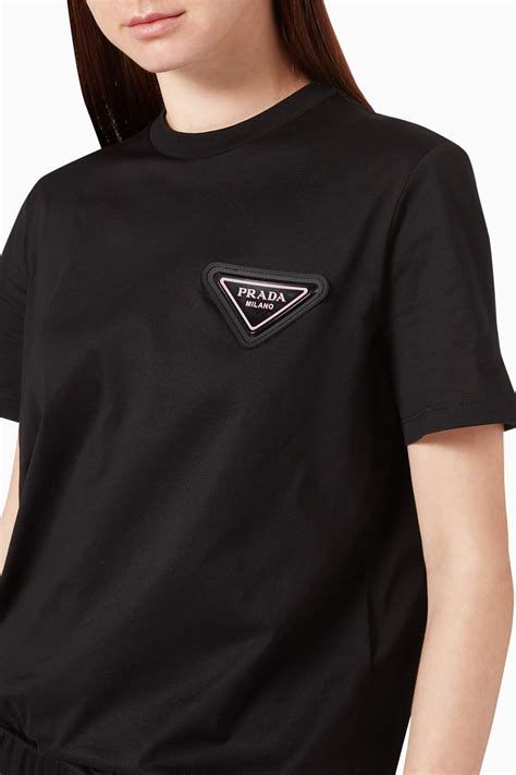 black prada shirt women's